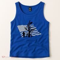 Patriotic Coon Hunting Dogs American Flag Gift Tank Top thumb 2