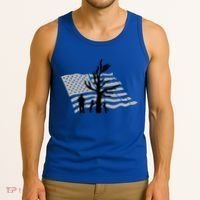 Patriotic Coon Hunting Dogs American Flag Gift Tank Top thumb 3