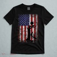 Patriotic Coon Hunting Dogs American Flag T-Shirt thumb 5