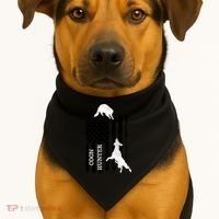 Patriotic Coon Hunting Dogs American Flag Gift USA-Made Doggie Bandana thumb 1