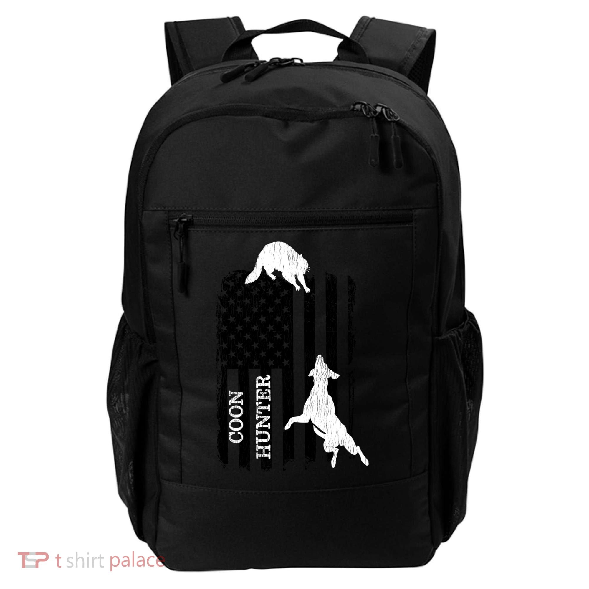 Patriotic Coon Hunting Dogs American Flag Gift Backpack