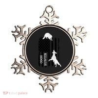 Patriotic Coon Hunting Dogs American Flag Gift Ornament thumb 0