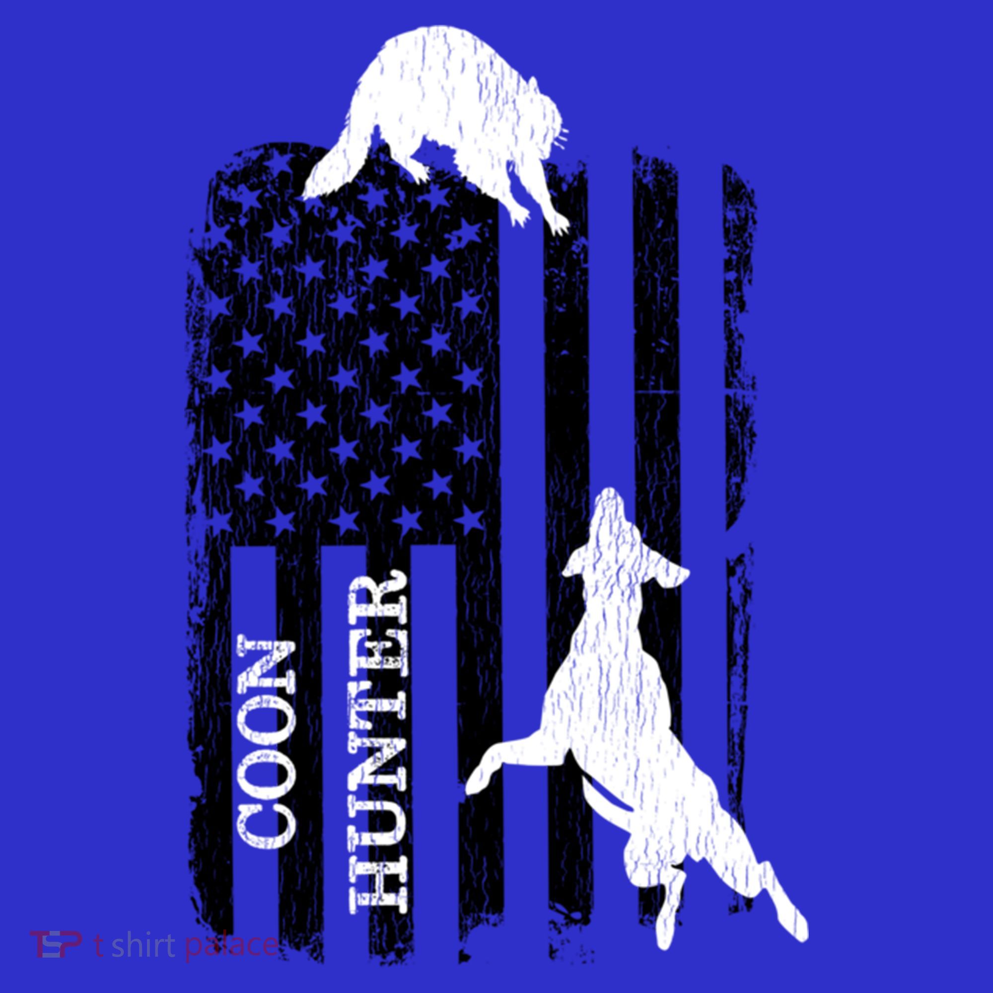 Patriotic Coon Hunting Dogs American Flag Gift Mousepad