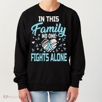 Prostate Cancer In This Family No One Fights Alone Gift Women's Sweatshirt thumb 0