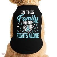 Prostate Cancer In This Family No One Fights Alone Gift Doggie Tank thumb 0