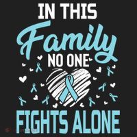 Prostate Cancer In This Family No One Fights Alone Gift Beanie thumb 2