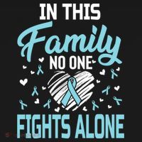 Prostate Cancer In This Family No One Fights Alone Gift Women's Hoodie thumb 2