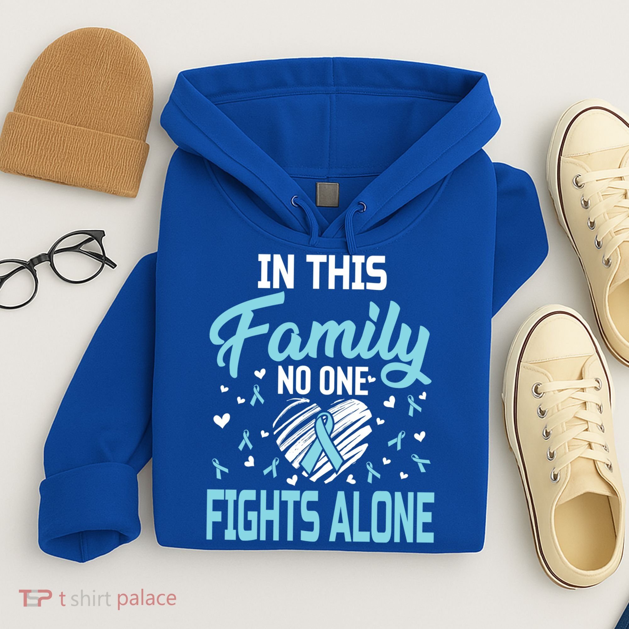 Prostate Cancer In This Family No One Fights Alone Gift Hoodie