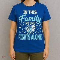 Prostate Cancer In This Family No One Fights Alone Gift T-Shirt thumb 4