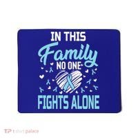 Prostate Cancer In This Family No One Fights Alone Gift Mousepad thumb 0