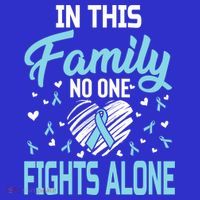 Prostate Cancer In This Family No One Fights Alone Gift Baby Bodysuit thumb 2