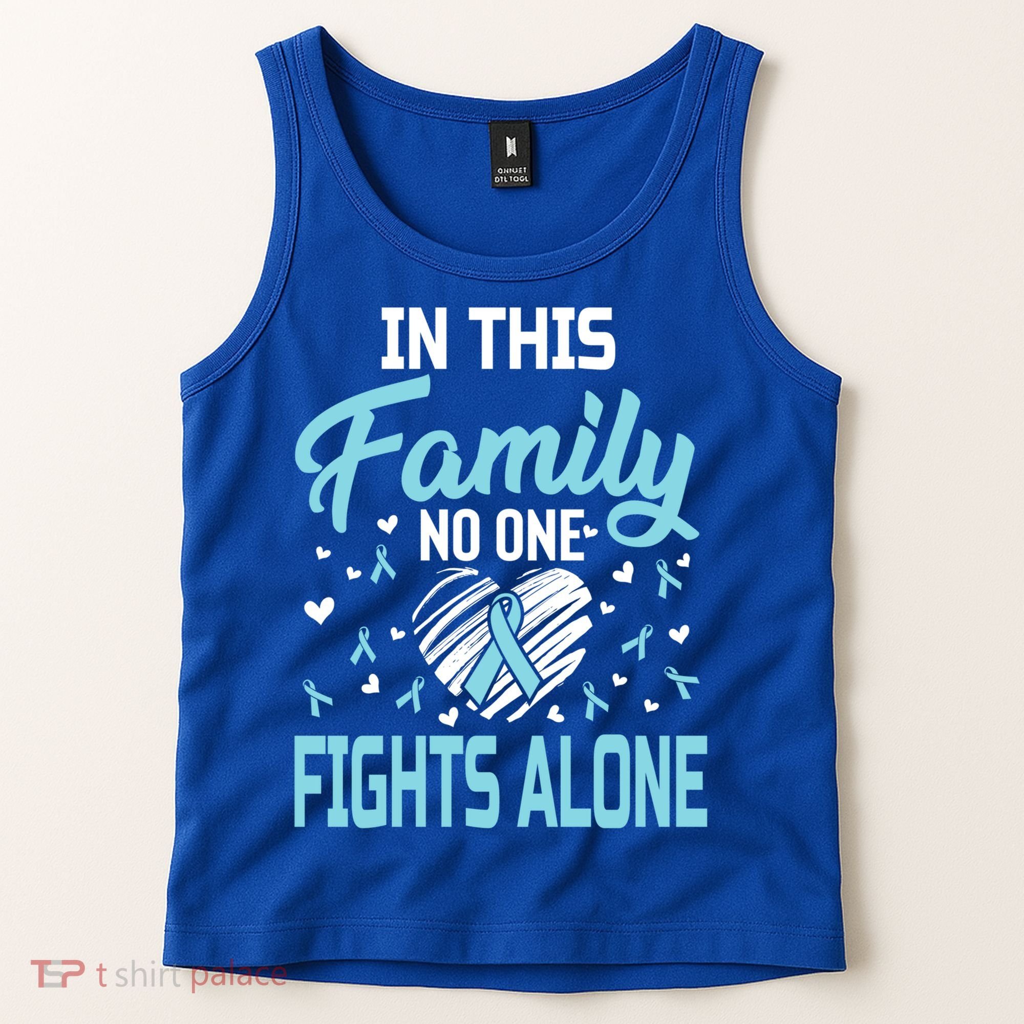 Prostate Cancer In This Family No One Fights Alone Gift Tank Top