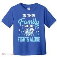 Prostate Cancer In This Family No One Fights Alone Gift Toddler T-Shirt thumb 0