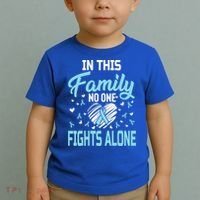 Prostate Cancer In This Family No One Fights Alone Gift Toddler T-Shirt thumb 2