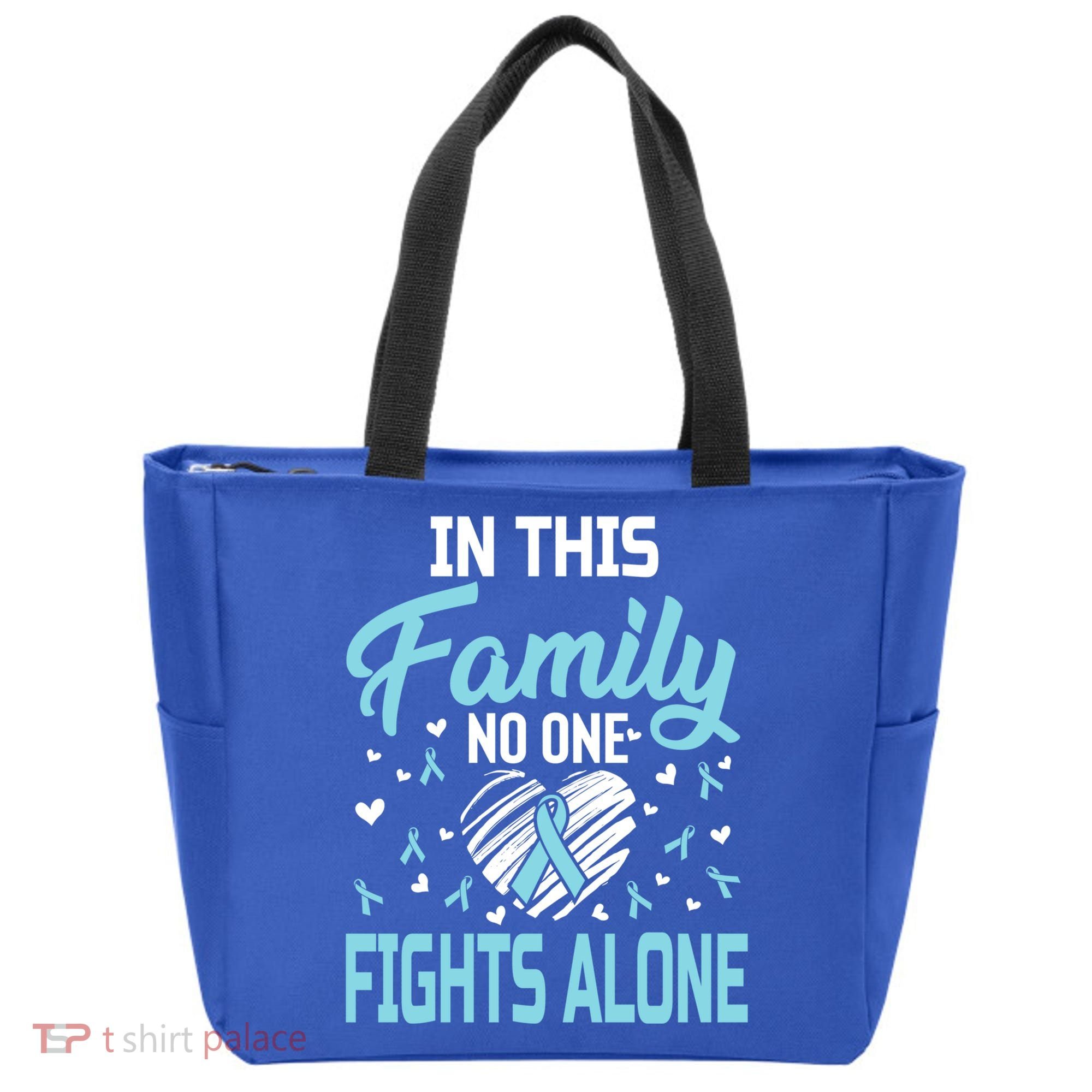 Prostate Cancer In This Family No One Fights Alone Gift Tote Bag