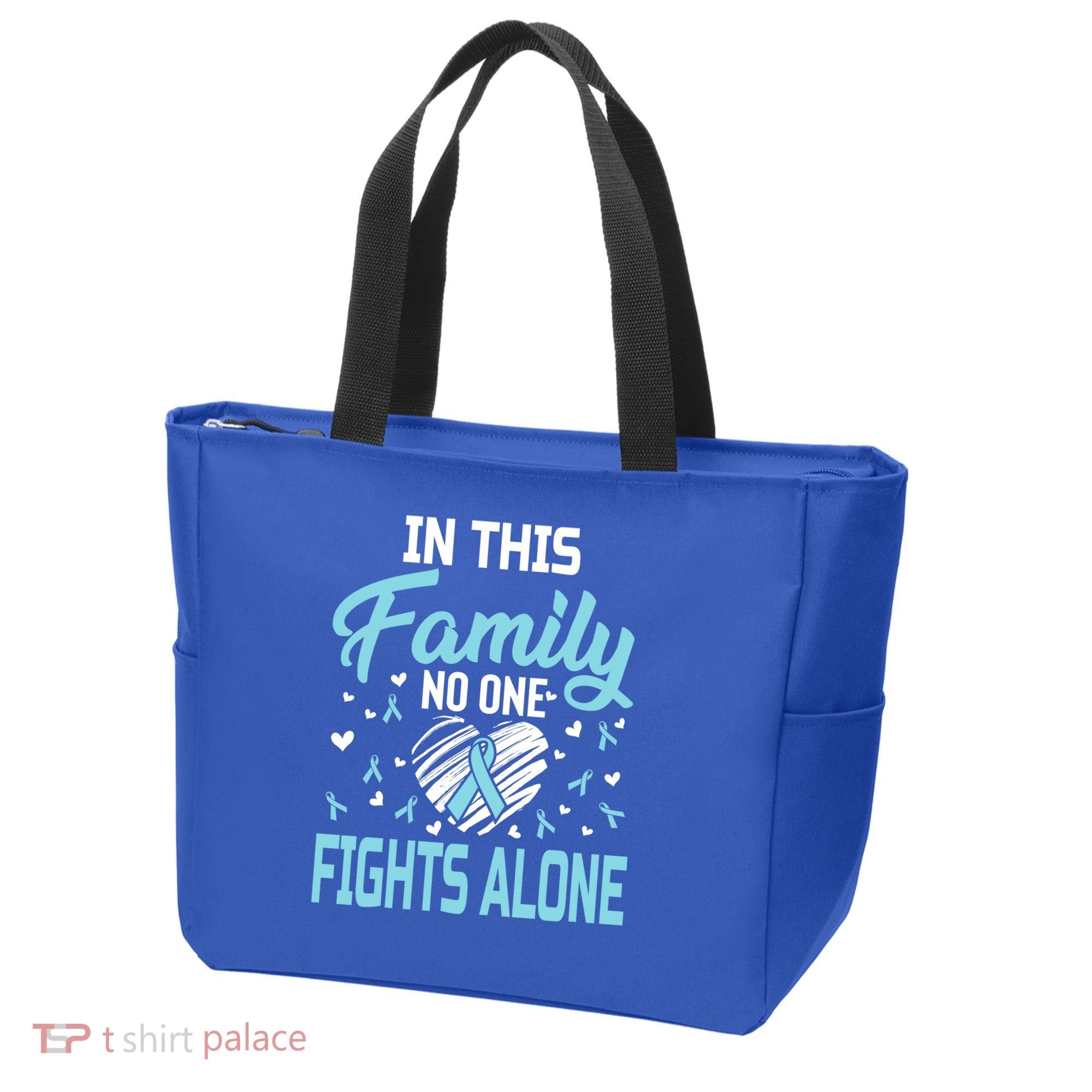 Prostate Cancer In This Family No One Fights Alone Gift Tote Bag