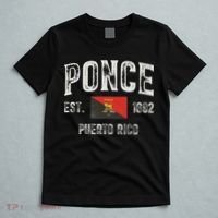 Ponce City In Puerto Rico Est 1692, Puerto Rico Flag T-Shirt thumb 5