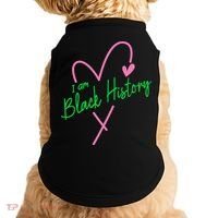 Pretty cute I am black history aka tee Doggie Tank thumb 0