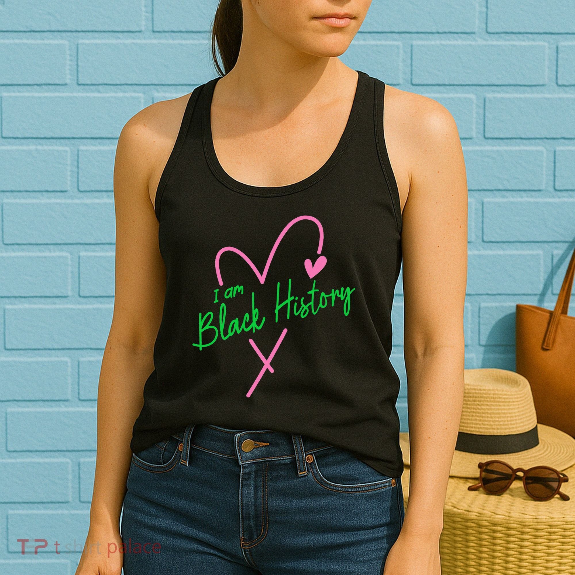 Pretty cute I am black history aka tee Women's Tank Top