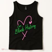 Pretty cute I am black history aka tee Tank Top thumb 2