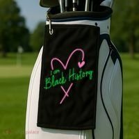 Pretty cute I am black history aka tee Golf Towel thumb 2