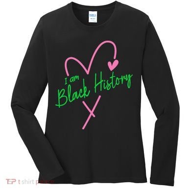 Pretty cute I am black history aka tee Women's Long Sleeve Shirt