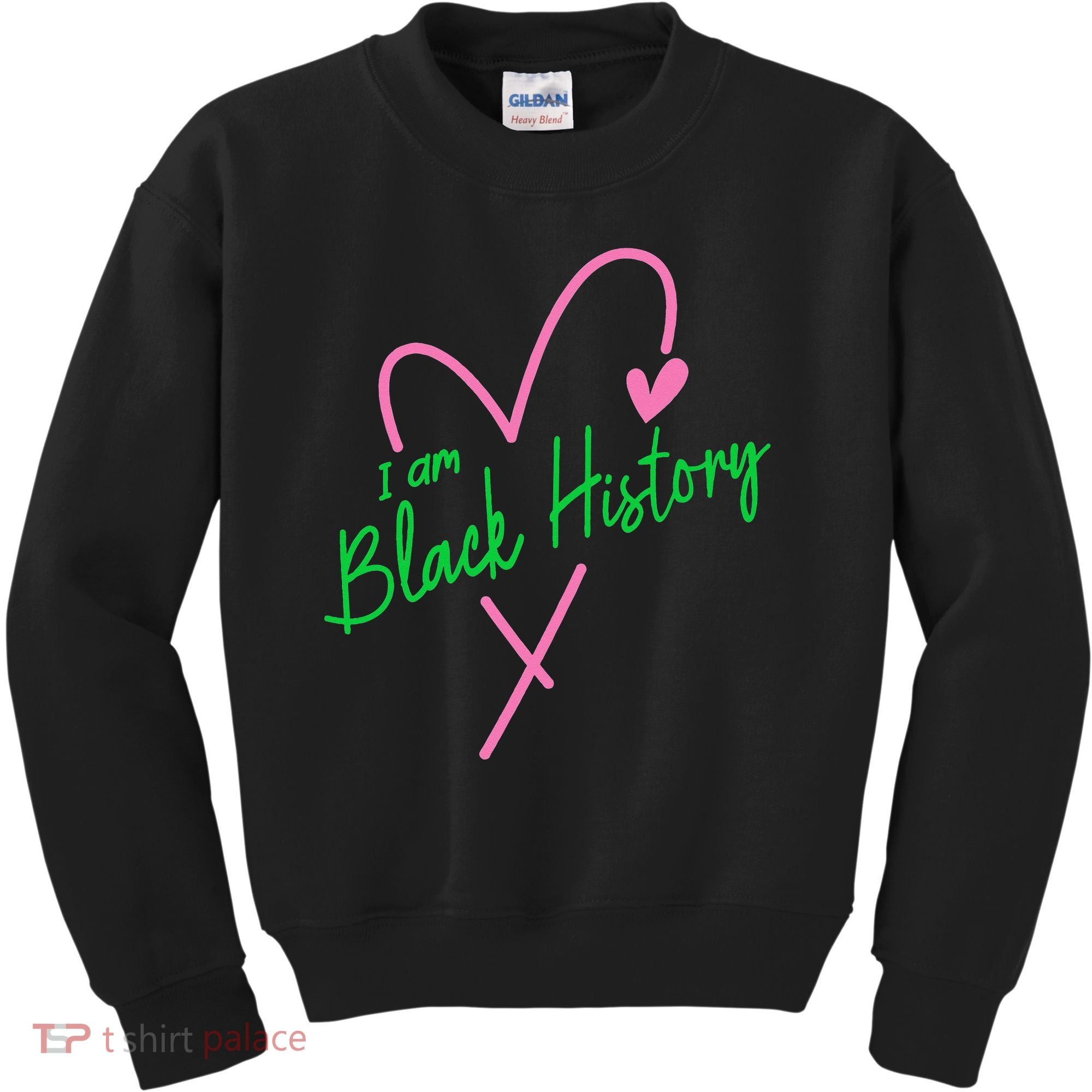 Pretty cute I am black history aka tee Kids Sweatshirt