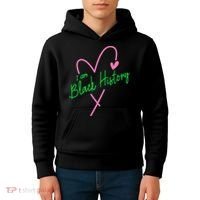 Pretty cute I am black history aka tee Kids Hoodie thumb 4