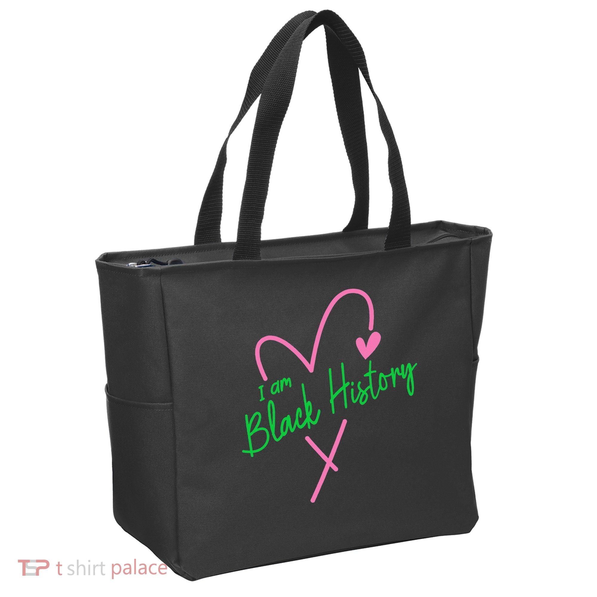 Pretty cute I am black history aka tee Tote Bag