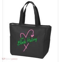 Pretty cute I am black history aka tee Tote Bag thumb 3