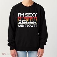 Pull Caravan Im Sexy And I Tow It Camping Women's Sweatshirt thumb 0