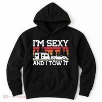 Pull Caravan Im Sexy And I Tow It Camping Hoodie thumb 0