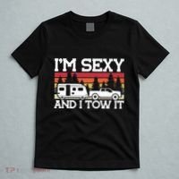 Pull Caravan Im Sexy And I Tow It Camping T-Shirt thumb 5