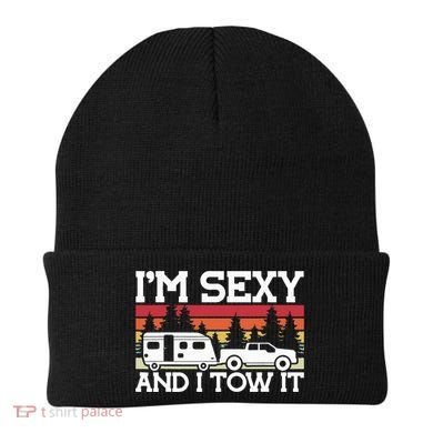 Pull Caravan Im Sexy And I Tow It Camping Beanie
