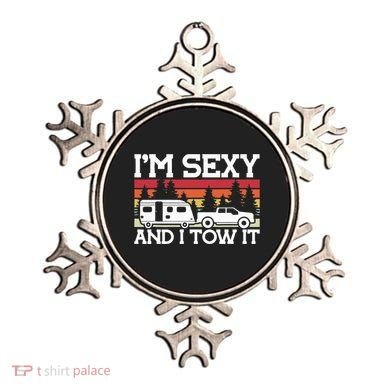 Pull Caravan Im Sexy And I Tow It Camping Ornament