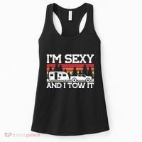 Pull Caravan Im Sexy And I Tow It Camping Women's Tank Top thumb 0