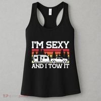 Pull Caravan Im Sexy And I Tow It Camping Women's Tank Top thumb 3