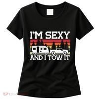 Pull Caravan Im Sexy And I Tow It Camping Women's T-Shirt thumb 0
