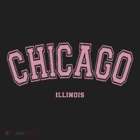 Pink Chicago Illinois Il Varsity Style On Chicago Beanie thumb 2