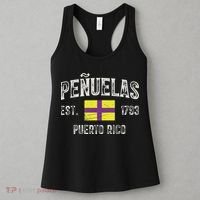 Peñuelas City In Puerto Rico Est 1793, Puerto Rico Flag Women's Tank Top thumb 3