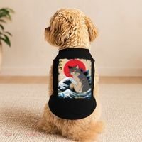Persian Catzilla Japanese Art Funny Cat Retro Anime Sunset Doggie Tank thumb 2