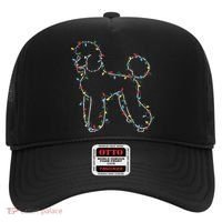 Poodle Christmas Lights Poodle Dog Lover Ugly Sweater Xmas Hat thumb 0