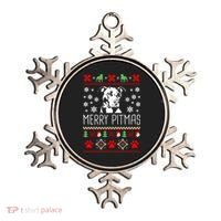 Pitbull Christmas Lovers Merry Pitmas Ugly Christmas Gift Ornament thumb 0