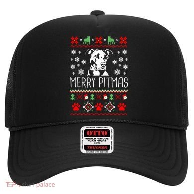 Pitbull Christmas Lovers Merry Pitmas Ugly Christmas Gift Hat
