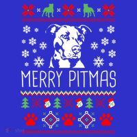 Pitbull Christmas Lovers Merry Pitmas Ugly Christmas Gift Women's T-Shirt thumb 6