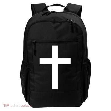Pocket Cross Logo Backpack