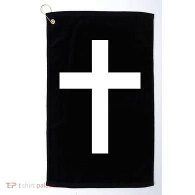 Pocket Cross Logo Golf Towel