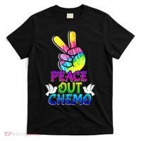 PeaceOut Chemo Last Day Of Chemo End Chemotherapy Cancer T-Shirt thumb 0