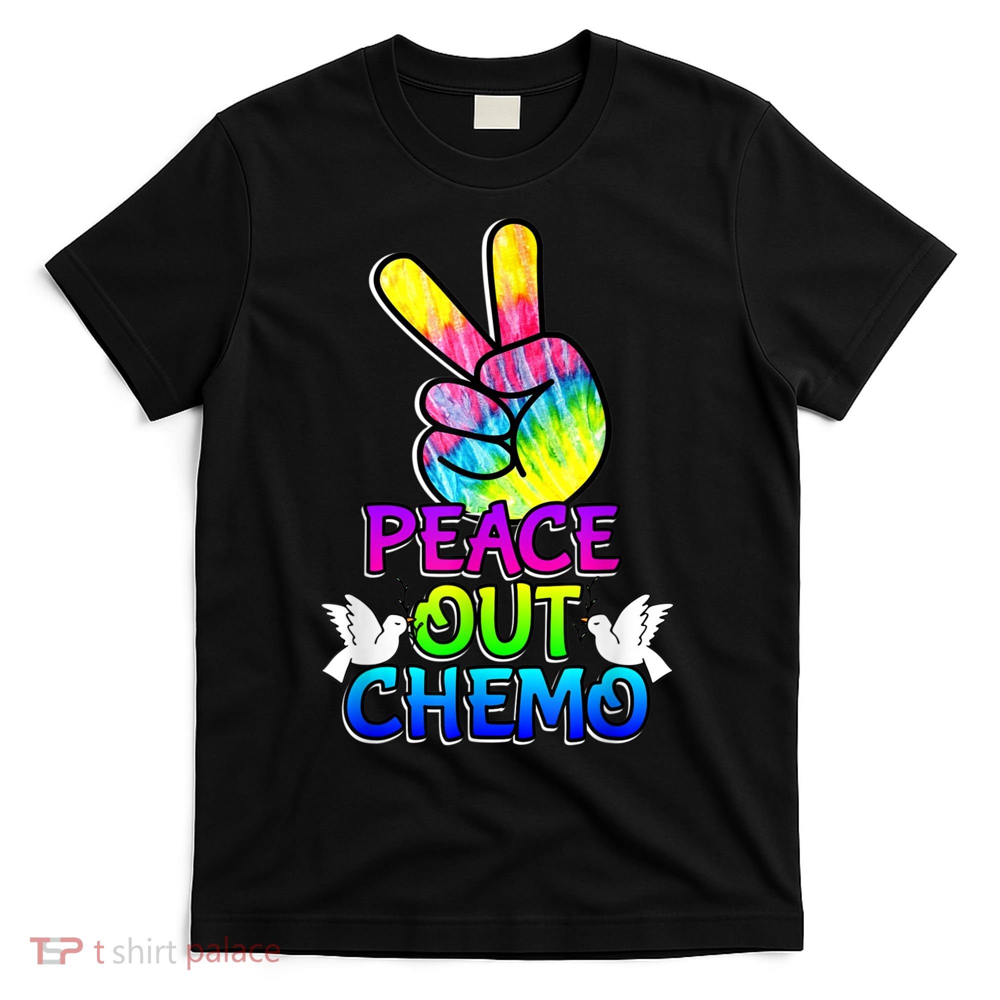 PeaceOut Chemo Last Day Of Chemo End Chemotherapy Cancer T-Shirt