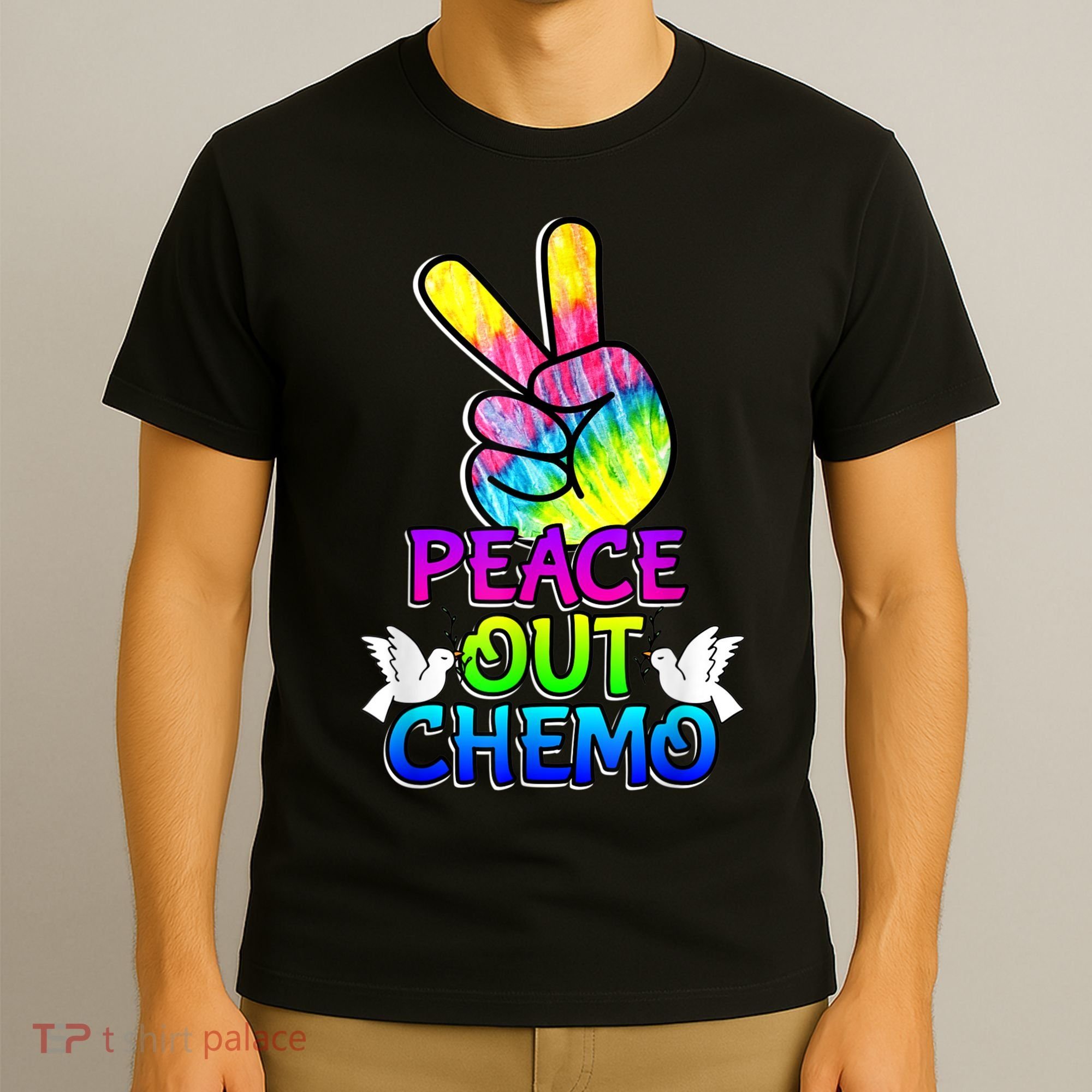 PeaceOut Chemo Last Day Of Chemo End Chemotherapy Cancer T-Shirt